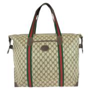 Gucci Vintage Pre-owned Canvas gucci-vskor Brown, Herr