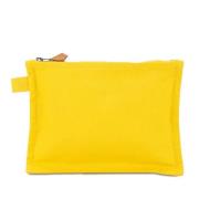 Hermès Vintage Pre-owned Canvas handvskor Yellow, Dam