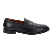 Nerogiardini Herr Läder Loafers Blue, Herr