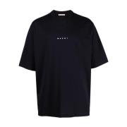 Marni Blå T-shirts & Polos för män Black, Herr