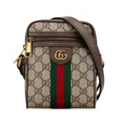 Gucci Vintage Pre-owned Canvas gucci-vskor Beige, Dam