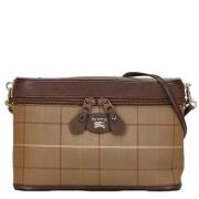 Burberry Vintage Pre-owned Canvas crossbodyvskor Brown, Dam