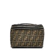 Fendi Vintage Pre-owned Canvas fendi-vskor Brown, Dam