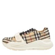 Burberry Vintage Pre-owned Canvas sneakers Brown, Dam