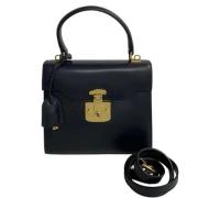 Gucci Vintage Pre-owned Laeder gucci-vskor Black, Dam