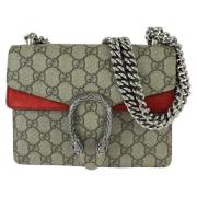 Gucci Vintage Pre-owned Canvas gucci-vskor Beige, Dam