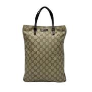 Gucci Vintage Pre-owned Canvas gucci-vskor Brown, Dam