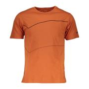 GAS Orange T-shirt med korta ärmar Orange, Herr