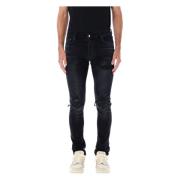 Amiri Bandana Jacquard Jeans Black, Herr