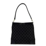 Gucci Vintage Pre-owned Canvas gucci-vskor Black, Dam