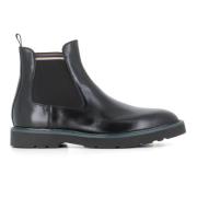 PS By Paul Smith Svarta Chelsea Platta Skor Black, Herr