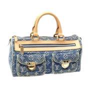 Louis Vuitton Vintage Pre-owned Canvas louis-vuitton-vskor Blue, Dam