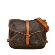 Louis Vuitton Vintage Pre-owned Canvas louis-vuitton-vskor Brown, Dam