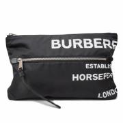 Burberry Vintage Pre-owned Canvas kuvertvskor Black, Dam