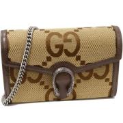 Gucci Vintage Pre-owned Canvas gucci-vskor Brown, Dam