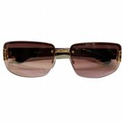 Gucci Vintage Pre-owned Metall solglasgon Brown, Dam