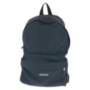 Balenciaga Vintage Pre-owned Canvas ryggsckar Black, Herr