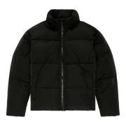 Diesel Quiltad Hopfällbar Jacka Svart Black, Herr