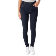 Levi's Hög Midja Skinny Jeans Blue, Dam