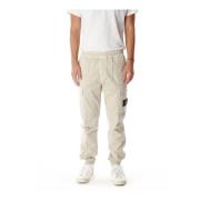 Stone Island Tapered Fit Cargo Pants Beige, Herr