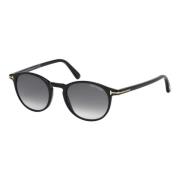 Tom Ford Svart Rökfärgade Solglasögon Andrea-02 Black, Herr