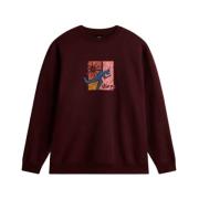 Vans Crewneck Sweatshirt Brown, Herr