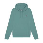 Lyle & Scott Verktyg Loopback Hoodie Green, Herr