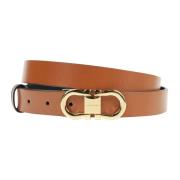 Salvatore Ferragamo Fashionable Womens Belt Line Brown, Dam