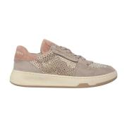 Alma EN Pena Glittrande Sneakers Beige, Dam