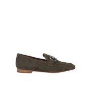 ALMA EN PENA Metallstig Loafer Green, Dam