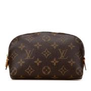 Louis Vuitton Vintage Pre-owned Canvas louis-vuitton-vskor Brown, Dam