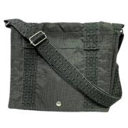 Hermès Vintage Pre-owned Canvas crossbodyvskor Gray, Dam