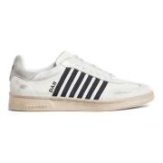 Dsquared2 Vintage Läder Sneakers White, Herr