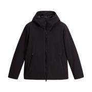 Woolrich Svart Parkasjacka för Män Black, Herr