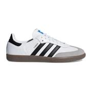 Adidas Vita Läder Sportiga Sneakers Gummisula White, Dam