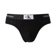 Calvin Klein Svart Bomull Enkel Herrunderkläder Black, Herr