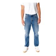 Diesel Avslappnad Straight Fit Jeans Blue, Herr