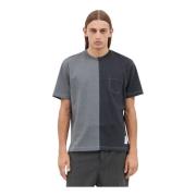 Thom Browne Bomull Jersey Crewneck T-shirt Gray, Herr