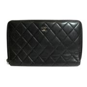 Chanel Vintage Pre-owned Laeder plnbcker Black, Dam