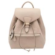 Louis Vuitton Vintage Pre-owned Laeder ryggsckar Beige, Dam