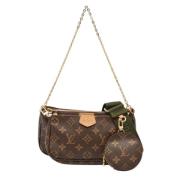 Louis Vuitton Vintage Pre-owned Canvas louis-vuitton-vskor Brown, Dam