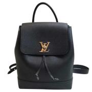 Louis Vuitton Vintage Pre-owned Laeder ryggsckar Black, Dam