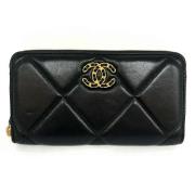 Chanel Vintage Pre-owned Laeder plnbcker Black, Dam