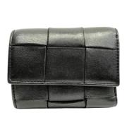 Bottega Veneta Vintage Pre-owned Laeder plnbcker Black, Dam