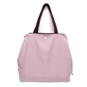 Prada Vintage Pre-owned Tyg totevskor Pink, Dam