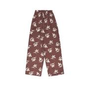 The New Society Petal Bloom Wide-Legged Pants Brown, Dam