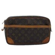 Louis Vuitton Vintage Pre-owned Canvas kuvertvskor Brown, Dam