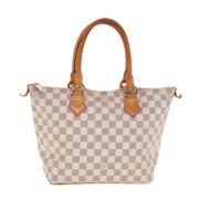 Louis Vuitton Vintage Pre-owned Canvas totevskor White, Dam