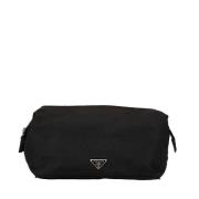 Prada Vintage Pre-owned Canvas prada-vskor Black, Dam