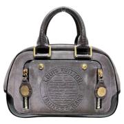 Louis Vuitton Vintage Pre-owned Laeder handvskor Gray, Dam